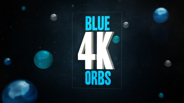 Blue Orbs 4K