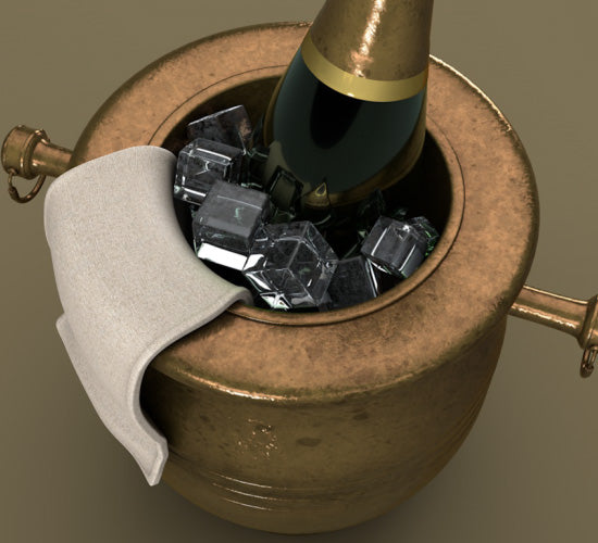 Bronze Champagne Bucket | 3D Model