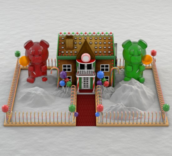 Christmas Gingerbread House | 3D Model