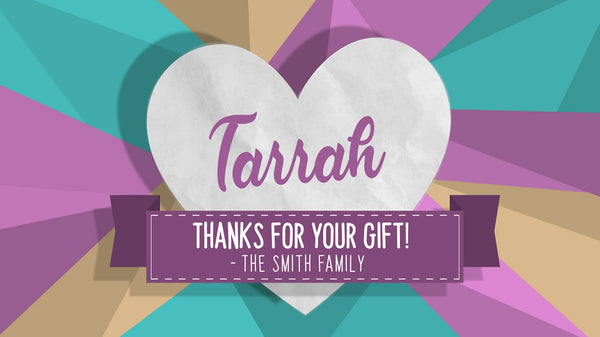 Pastel Triangle Thank You | Customizable eCard