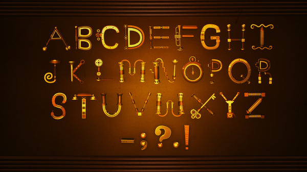 Steampunk Typography