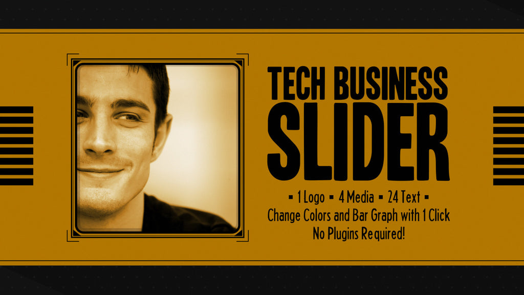 Tech Sliders Tech Business Slider 4K – Blue Wave Templates